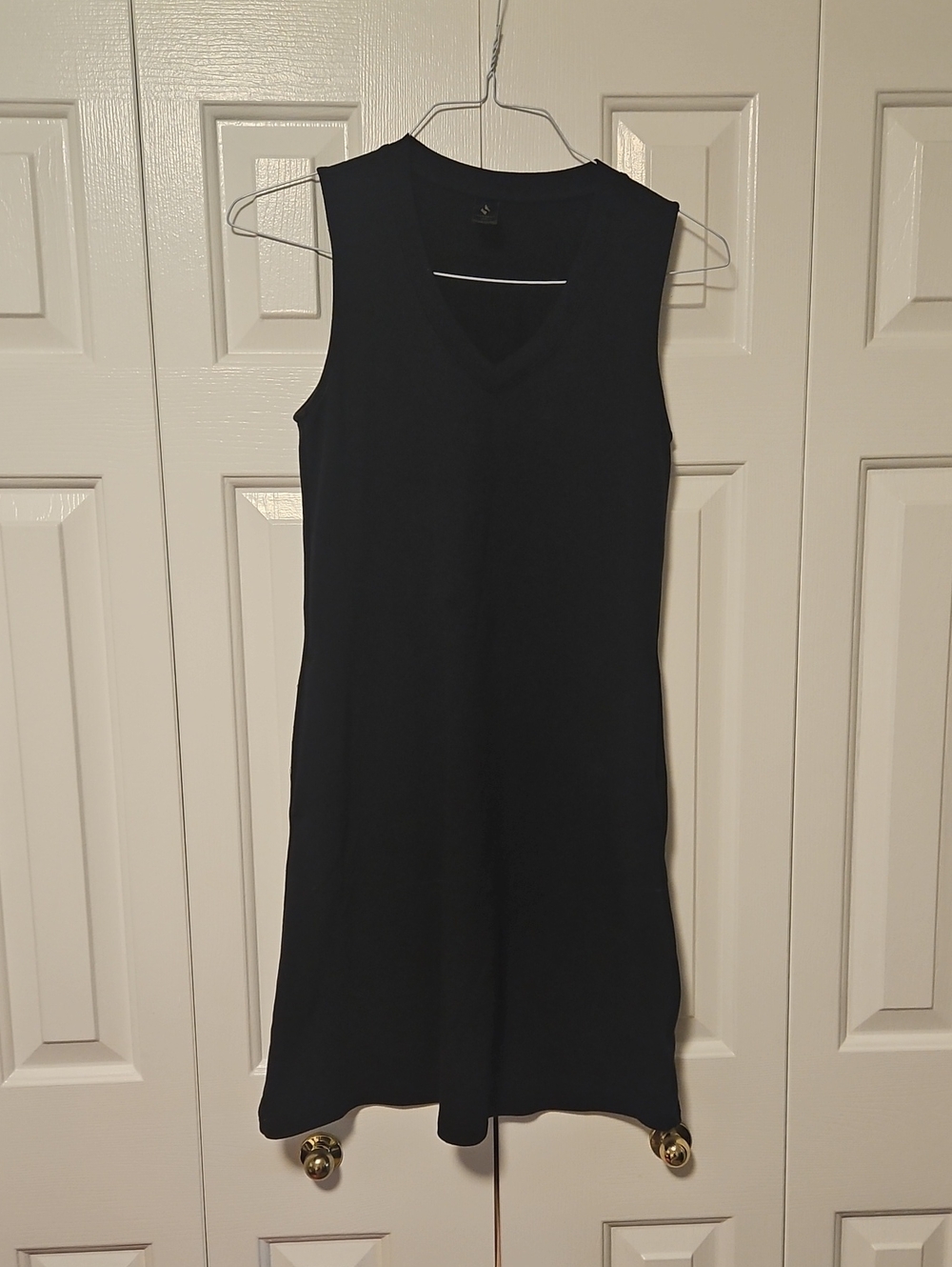 Skechers Black Sleeveless Midi Dress